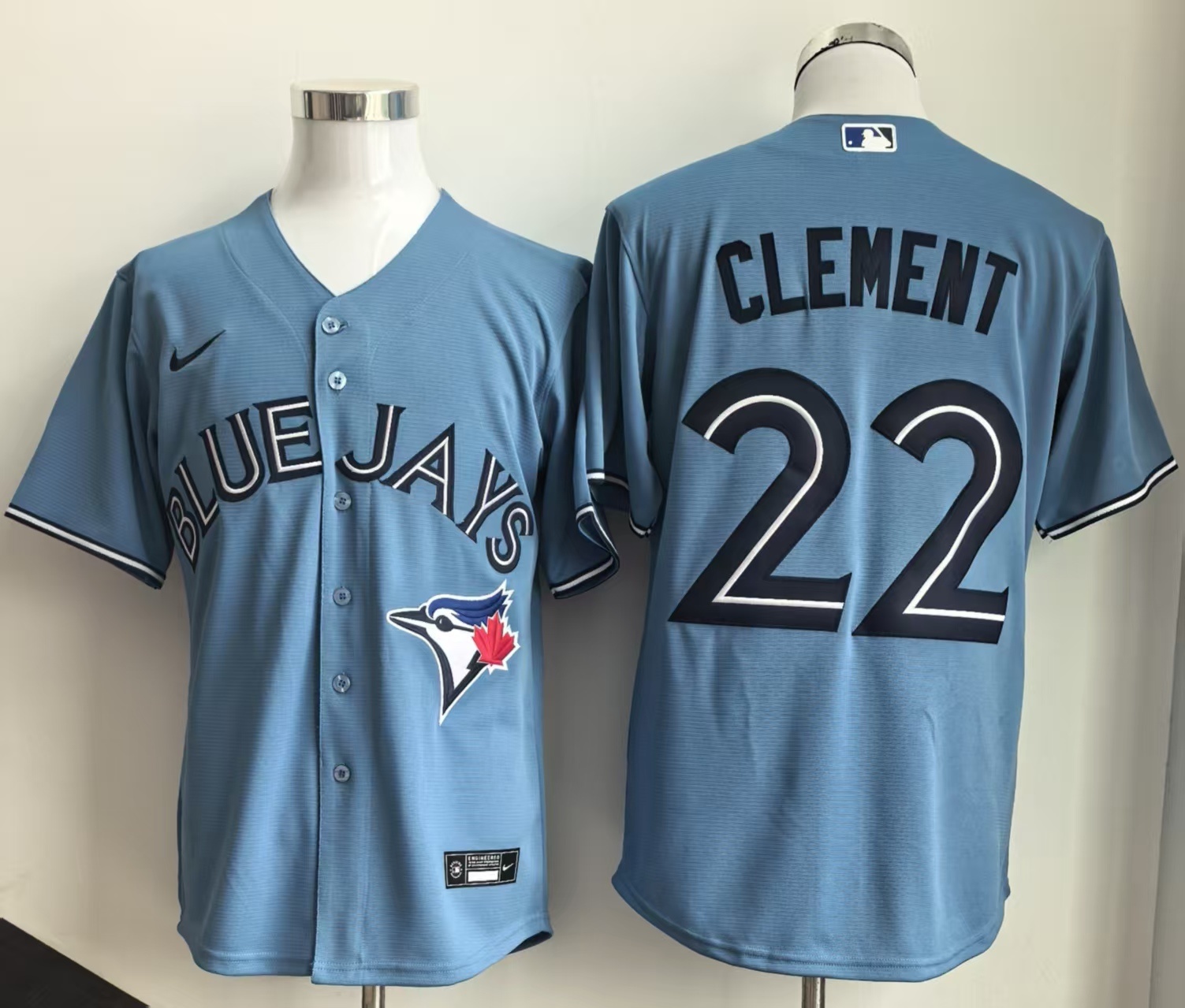 Men's Toronto Blue Jays #22 Ernie Clement Light Blue 2025 Cool Base Stitched Baseball Jersey